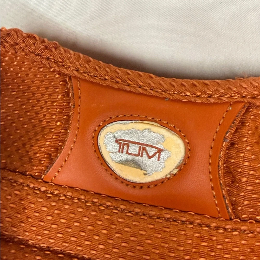 Tumi orange multiple zipper crossbody bag - Picture 5 of 10